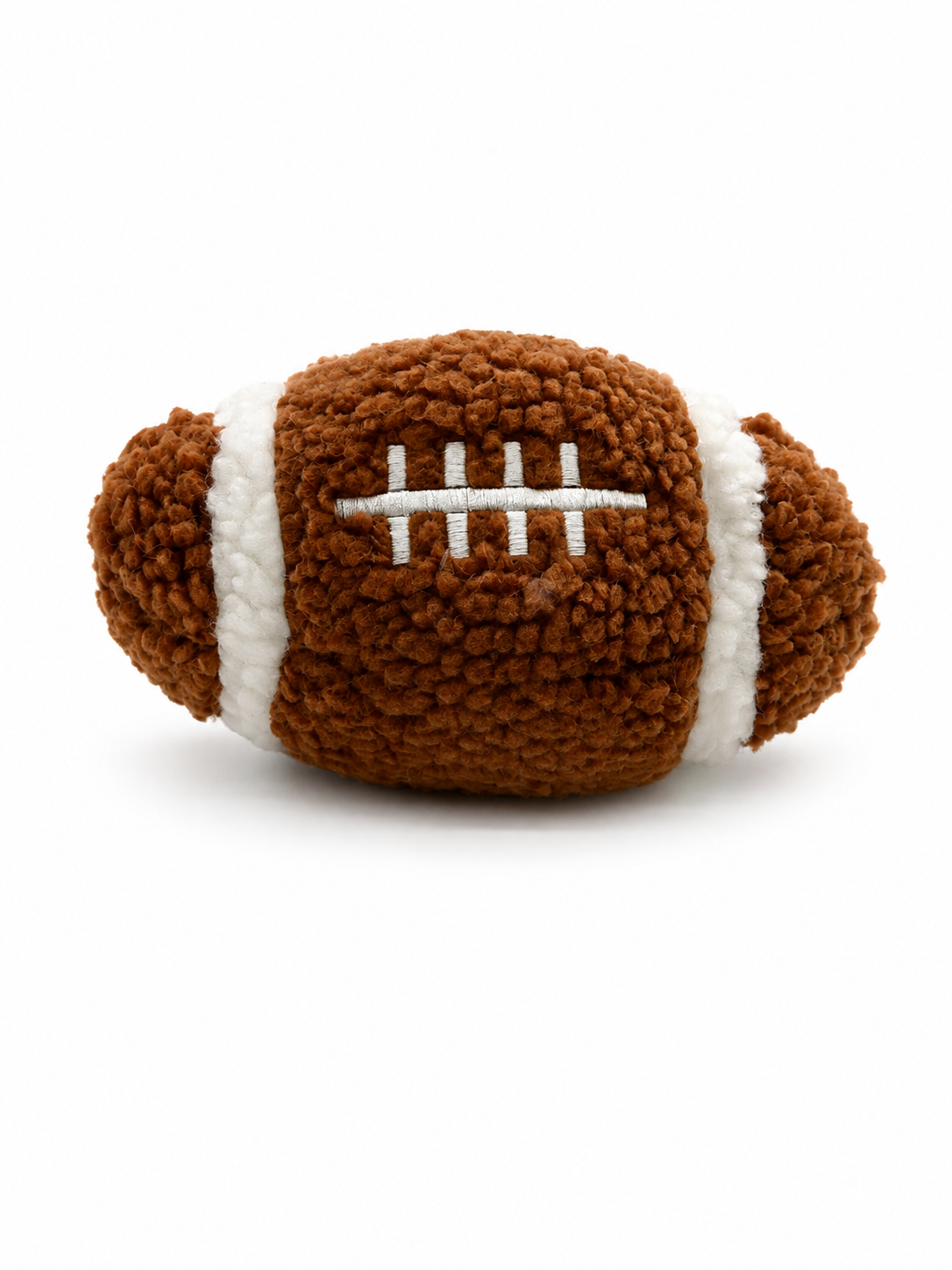 Plush Football Squeaky Dog Toy