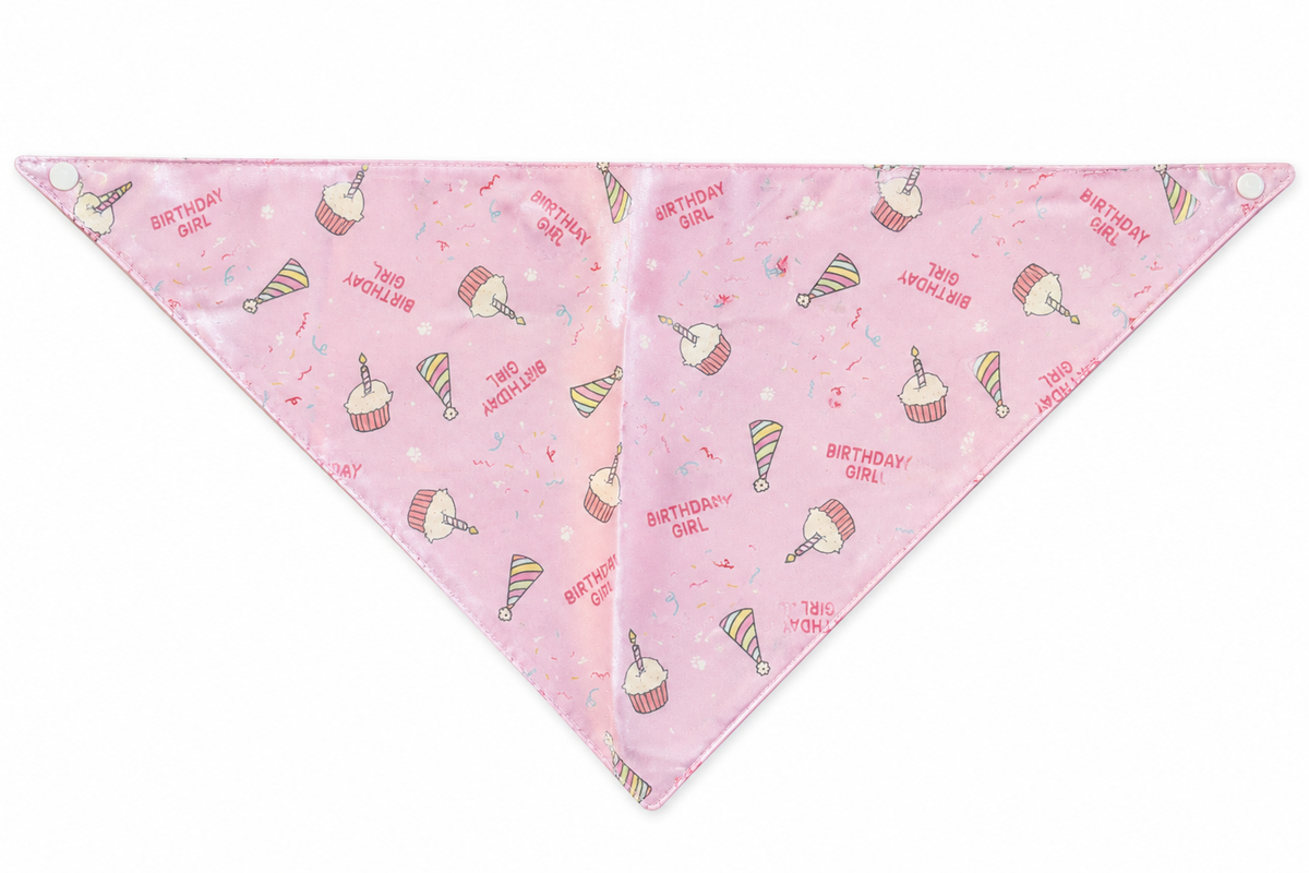 Birthday Girl & Gotcha Day Dog Bandana (S)
